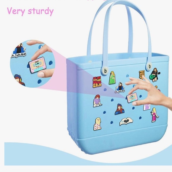 Taylor Swift Swiftie Beach Bogg Bag Bits 11 Charms Jibbitz Folklore Eras Tour - Picture 4 of 4